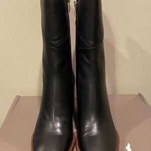 Franco Sarto Stevie, black Leather boots